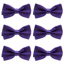 Ensfarvede Sløjfebånd, Polyestervævede Butterfly i flot Lilla farve