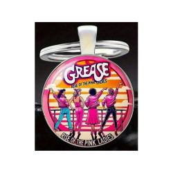 Grease  Elegante Zink Legering Kuppel Nøglering / Vedhæng