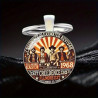 Creedence Clearwater Revival Elegante Zink Legering Kuppel Nøglering / Vedhæng
