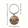 Creedence Clearwater Revival Elegante Zink Legering Kuppel Nøglering / Vedhæng