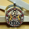 Queen - Løve & Krone med Dronning tekst Design