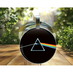 Pink Floyd Design Elegante Zink Legering Kuppel Nøglering / Vedhæng