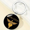 Bon Jovi Rockstil  Design Elegante Zink Legering Kuppel Nøglering / Vedhæng