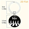 The Beatles Rockstil Design Elegante Zink Legering Kuppel Nøglering / Vedhæng