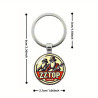 ZZ Top Rockstil Design Elegante Zink Legering Kuppel Nøglering / Vedhæng