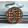 Gibson Guitar Design Elegante Zink Legering Kuppel Nøglering / Vedhæng