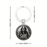 Rock 'Ozzy Osbourne Design Elegante Zink Legering Kuppel Nøglering / Vedhæng