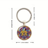 Freddie for MERCURY Bohemian Rhapsody  Design Elegante Zink Legering Kuppel Nøglering / Vedhæng