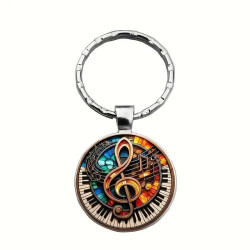 Klaver / Node Design Elegante Zink Legering Kuppel Nøglering / Vedhæng