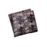 Beige/Mørkebrun Paisley Mønstret Lommeklud