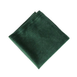 Flaskegrøn Velour Lommeklud