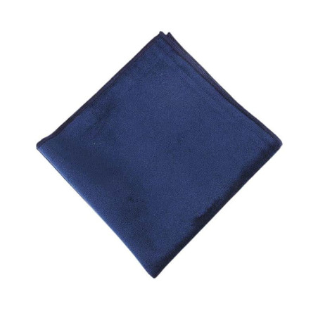 Mørkeblå Velour Lommeklud