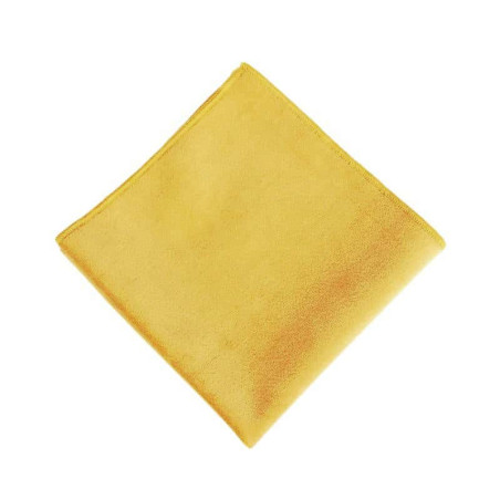 Gul Velour Lommeklud