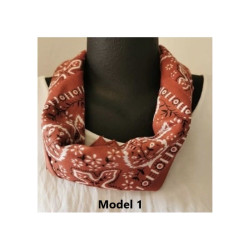 Bandana i 100% Bomuld Model 1