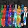 Super fede farvede LED blinkende slips til mænd & Damer