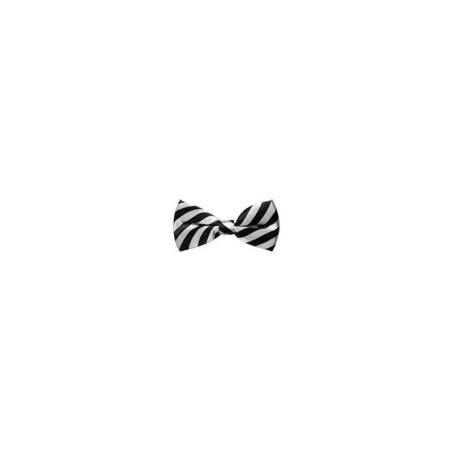 Sort/Hvid Stribet Butterfly