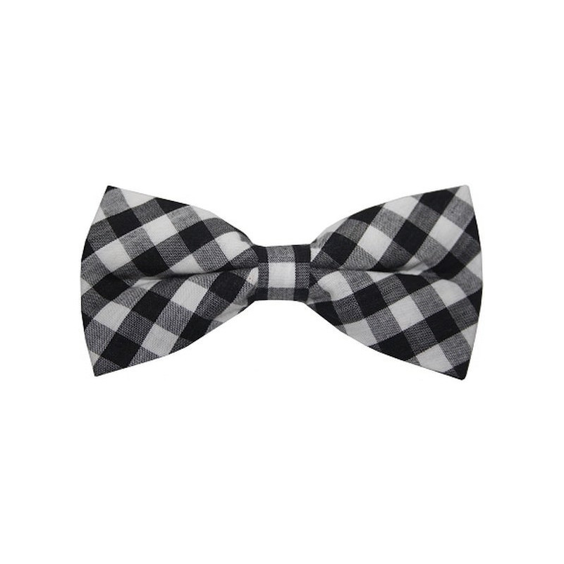 Sort/Hvid Mellem Ternet Butterfly