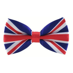 Justerbar Union Jack Butterfly | Britisk Flag Design i Original Blå / Rød & Hvide Farver