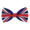 Justerbar Union Jack Butterfly | Britisk Flag Design i Original Blå / Rød & Hvide Farver
