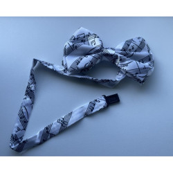 Super flot Musik Butterfly i Hvid / Sort
