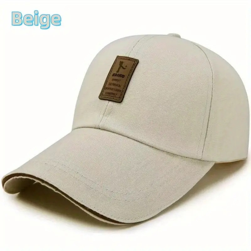 DIKO Justerbar Cap - Beige, Bomuld