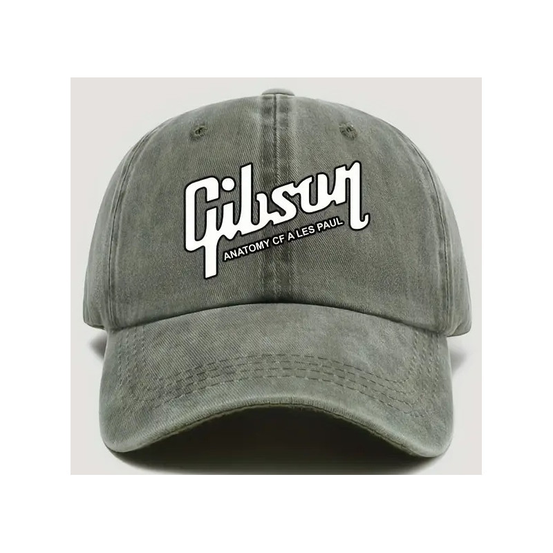 Elegant Gibson Baseballkasket i høj kvalitet i Sortgrøn farve