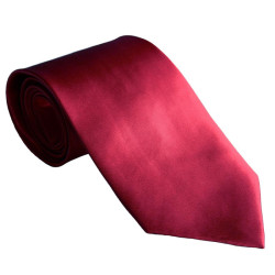 Bordeauxrødt Slips 10cm