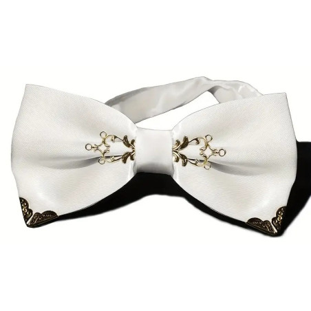 Herre Jule butterfly med gyldne metaldetaljer i luksus stil