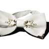 Herre Jule butterfly med gyldne metaldetaljer i luksus stil
