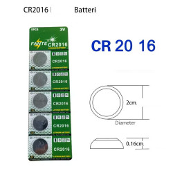 CR2016 3V knapbatteri til DK´s Billigste Pris
