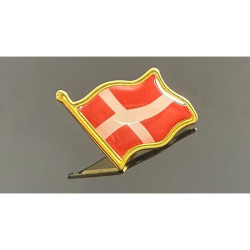 1 stk Dansk Flag Broche, Dansk Flag Pin, Unisex Reversnål til Jakkesæt