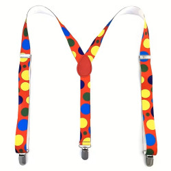 Herre- & Dame Retro Ballonkrave Seler i flotte farver