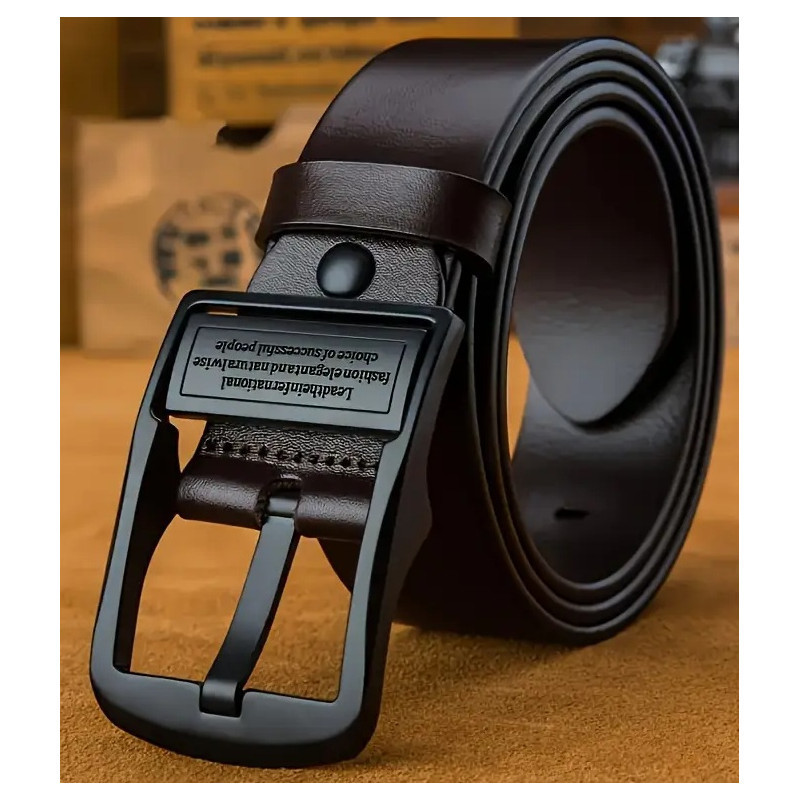 Herrebælte i Ægte Læder med Vintage Design til den kræsende Herre