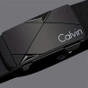 CALVIN Herrebælte med Automatisk spænde med minimalistisk design i sort