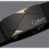 CALVIN Herrebælte med Automatisk spænde med minimalistisk design i Black / Gylden