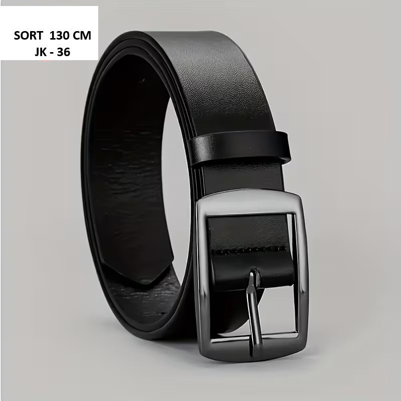 Herre Luksus Bælter med Metal Spænde i lækker Design i 3 Farver